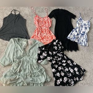 Bundle of Lulus Dresses and Romper
